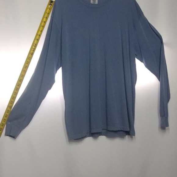 Comfort colors Men's Blue Long Sleeve Shirt size XL pre owned good condition - Picture 7 of 11